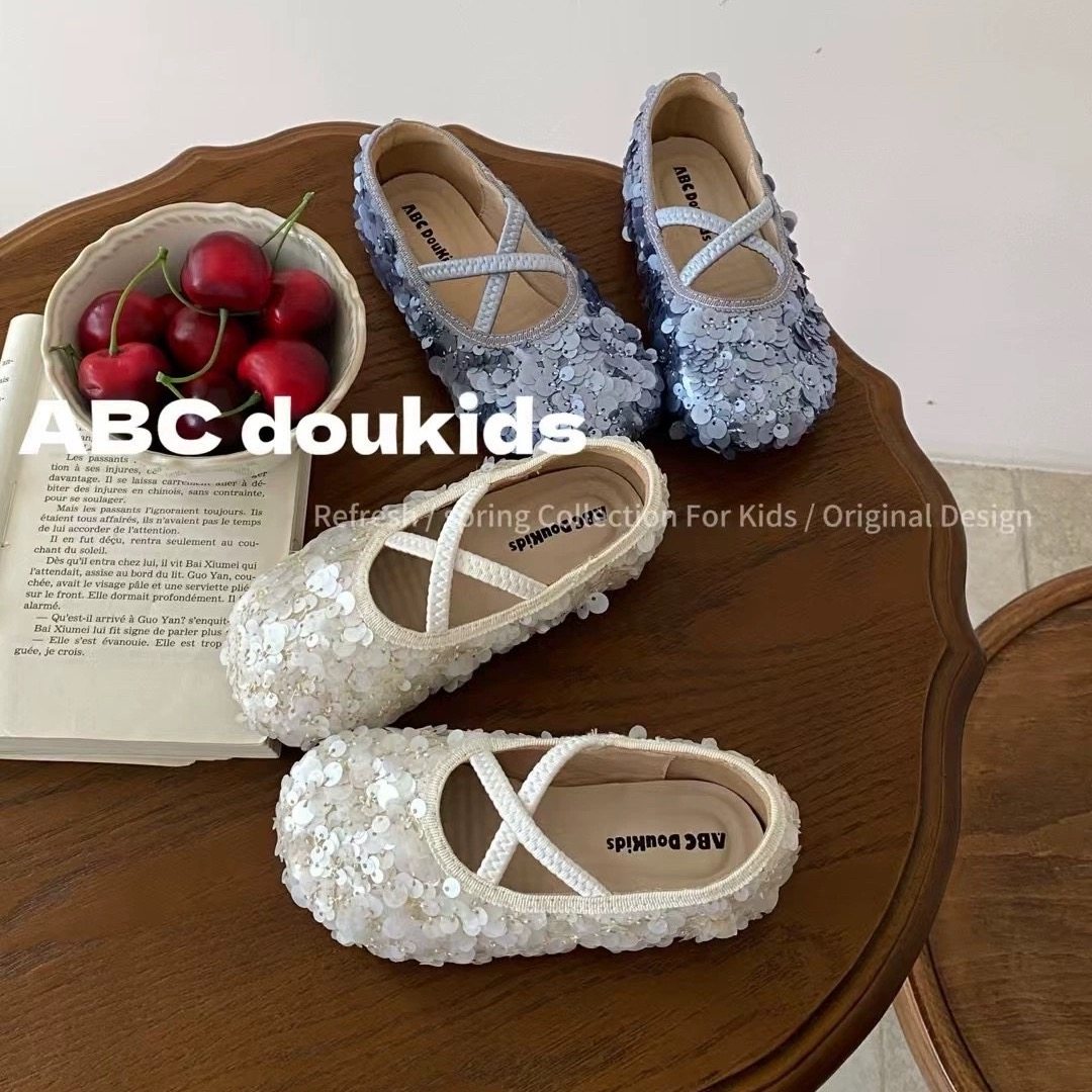 女童小皮鞋2026春秋季新款儿童宝宝亮片软底鞋闪亮公主鞋软底防滑,童鞋/婴儿鞋/亲子鞋,皮鞋,淘宝优惠券,粉丝福利购,淘宝优惠卷