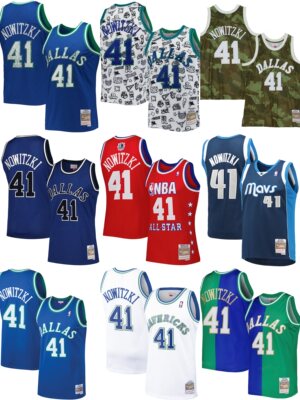 达拉斯小牛球衣mitchell&ness