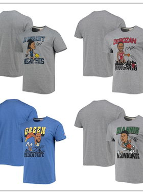 Homage 卡通短袖T恤 莫兰特 德雷蒙德格林 德罗赞 阿德托昆博