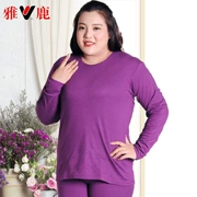 Yalu Bà Đồ lót nhiệt chất béo cotton áo len cotton cộng với phân bón XL nữ mùa thu quần dài quần dài nữ phù hợp với mùa đông - Phù hợp với nóng lên