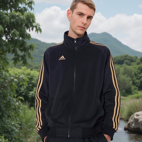 Adidas阿迪达斯新款春季外套男女情侣夹克健身跑步运动服TR30JR