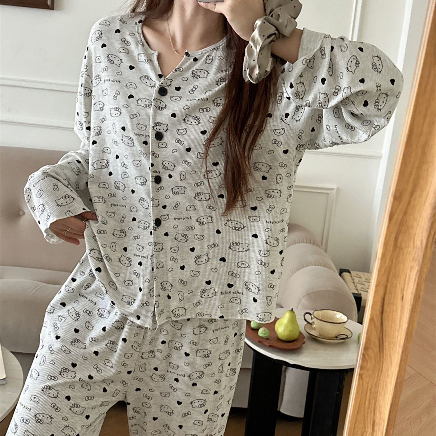 hellokitty睡衣春秋季长袖长裤