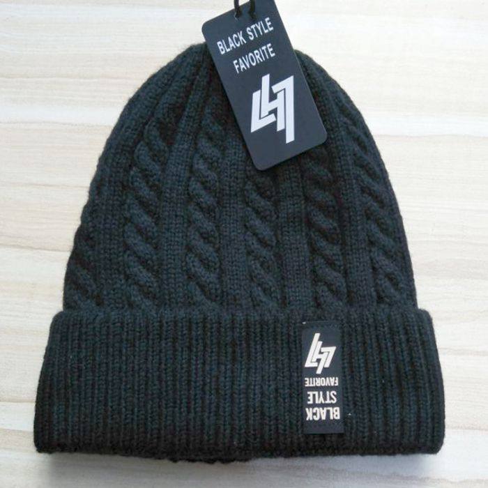 保暖帽子冬天韩版潮时尚青年套头毛线帽男士棉帽冬季针织帽护耳帽