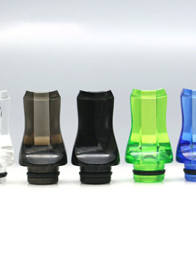 510亚克力扁嘴滴嘴口感型防烫防炸油滴嘴小蛮腰烟嘴510 drip tip