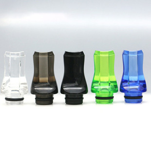 510亚克力扁嘴滴嘴口感型防烫防炸油滴嘴小蛮腰烟嘴510 drip tip