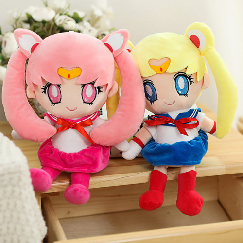日漫美少女战士Sailor Moon公仔毛绒玩具二次元周边动漫娃娃抱枕