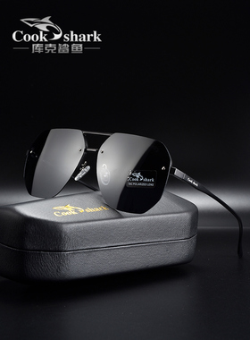 墨镜开车专用太阳镜库克鲨鱼偏光