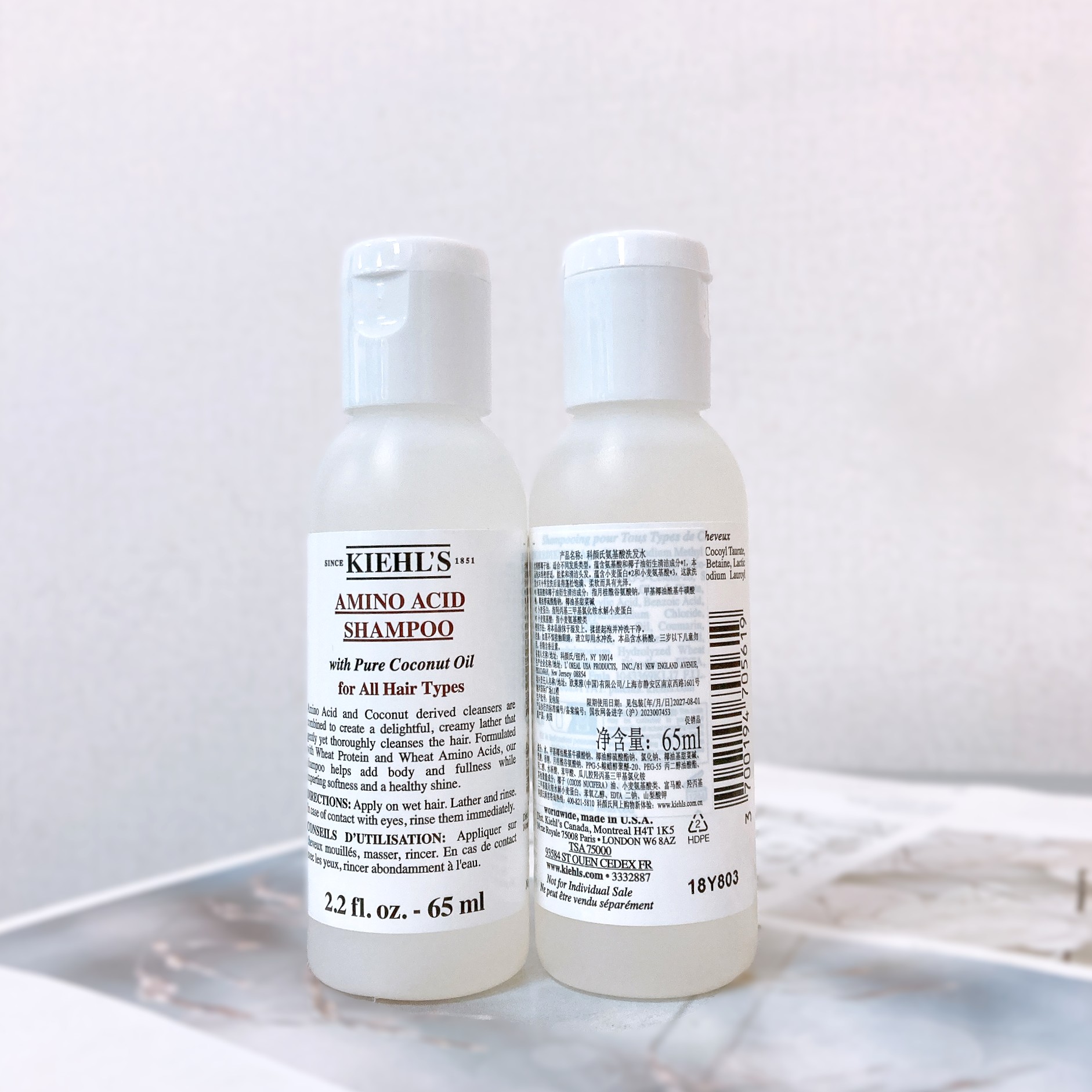 科颜氏氨基酸洗发水65ml