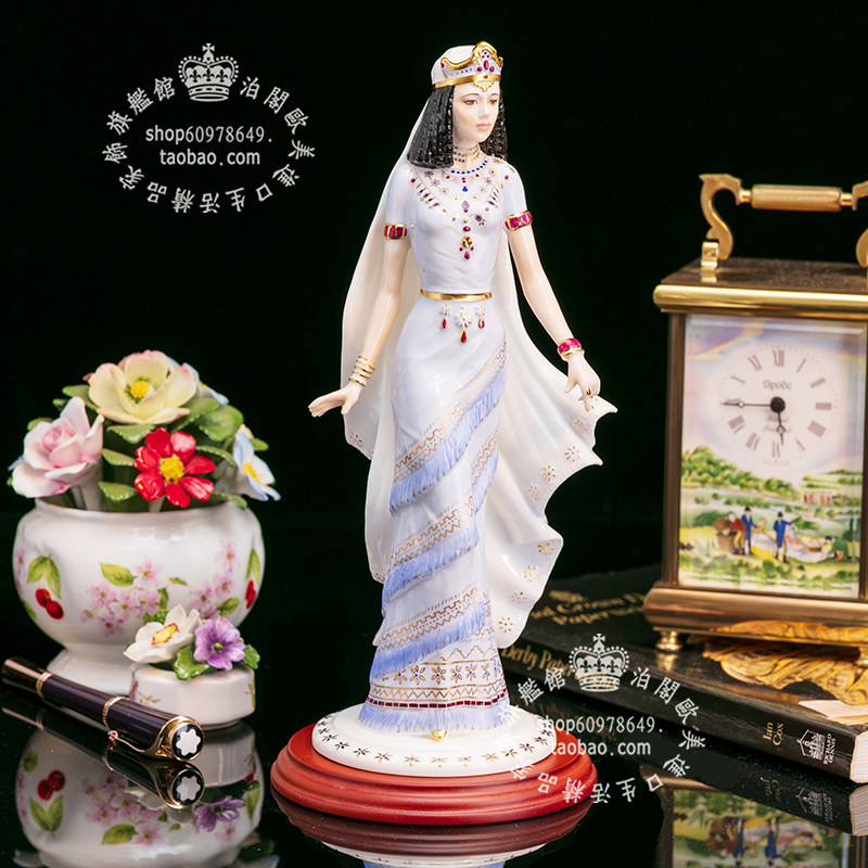 限量 英国 Coalport 1994 骨瓷艺术裝飾欧式宮廷摆件