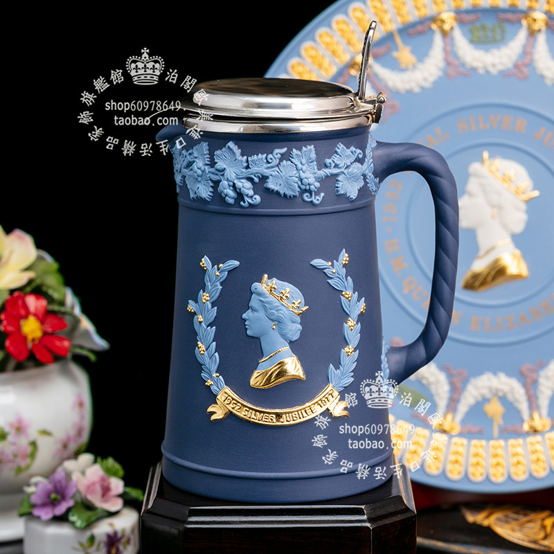 Wedgwood陶瓷女王成人马克杯手工