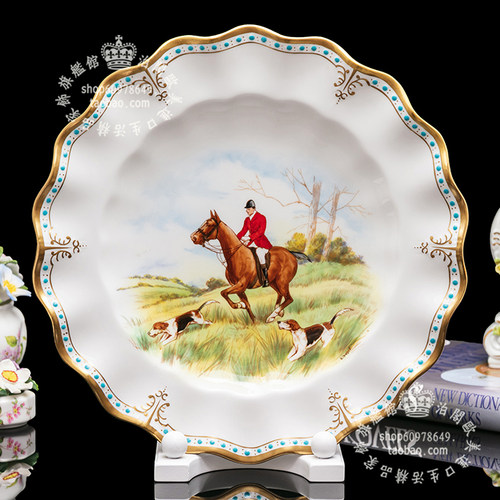 絕版RoyalCrownDerby欧式瓷盘