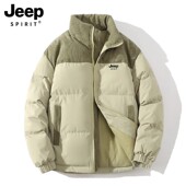 2024新款 JEEP吉普羽绒棉服男款 冬季 面包服棉袄子加厚保暖棉衣外套
