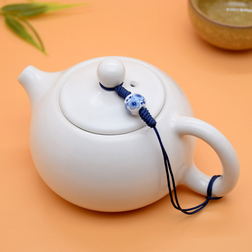 中式茶壶绳杯盖防摔绳子