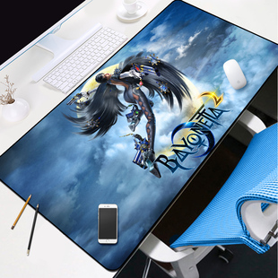 魔兵惊天录贞德贝优妮塔猎天使魔女3鼠标垫bayonetta动漫防滑桌垫