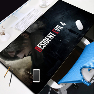 重制版生化危机4四鼠标垫RE里昂艾达王阿什莉游戏周边键盘书桌垫