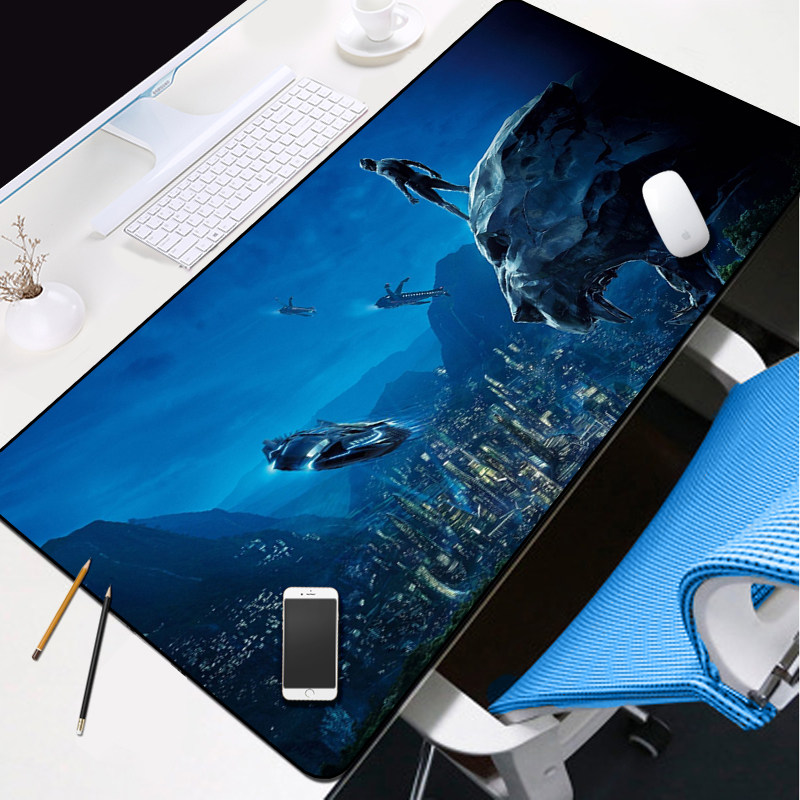 Black panther黑豹鼠标垫超大专业超厚超大号加长定制电脑键盘垫