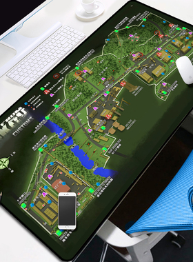 逃离塔科夫鼠标垫超大Escape from Tarkov游戏地图周边键盘滑鼠垫