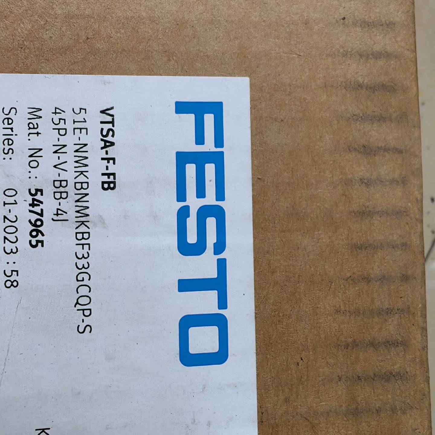 议价适用VTSA-F-FB   51E-MMKBNMKBF33GCQ维修