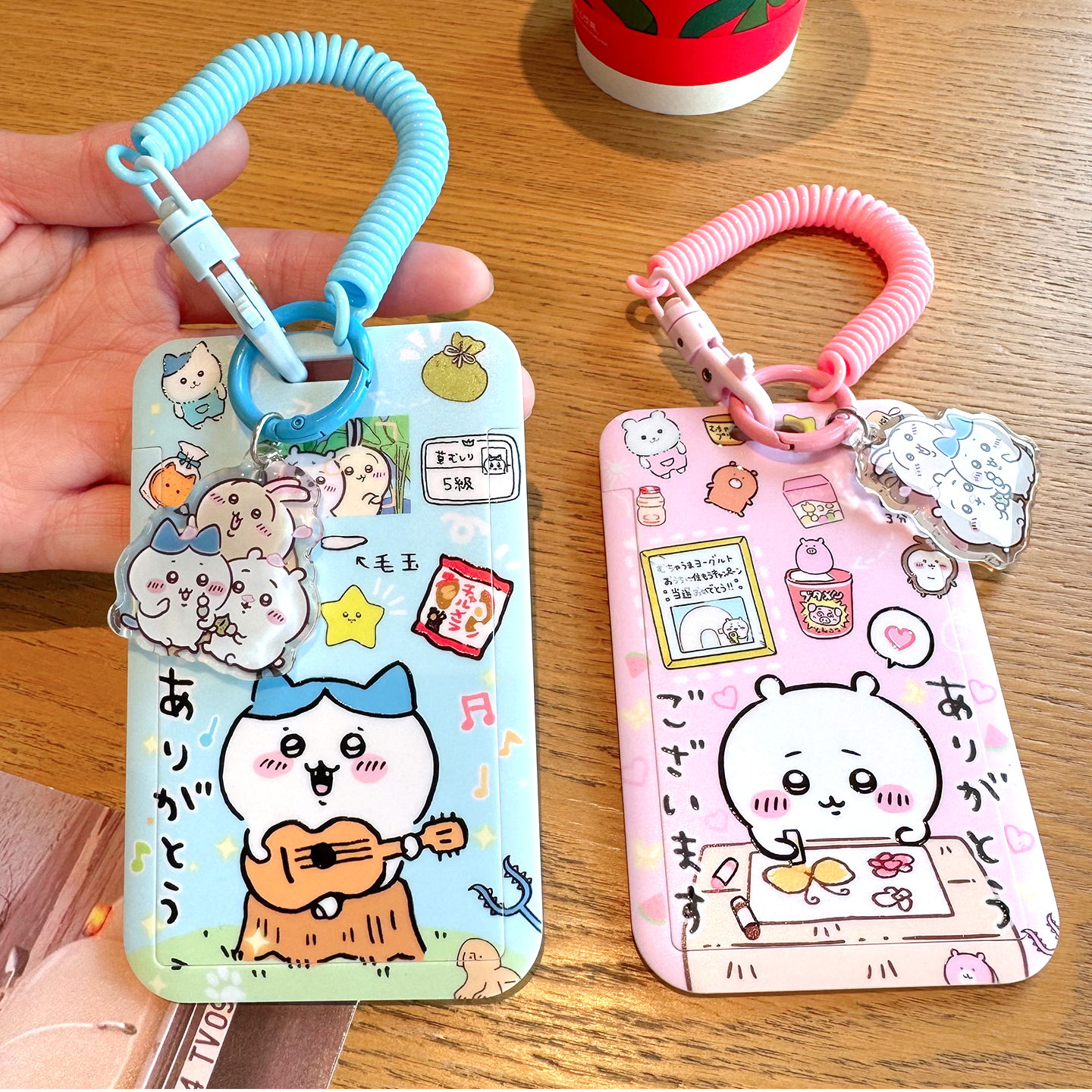 吉伊卡哇卡套弹簧绳身份证件套挂绳饭卡小学生门禁水卡乌萨奇小八