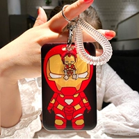 [Карточная крышка+пружинная веревка+подвесная украшение] Железный Человек