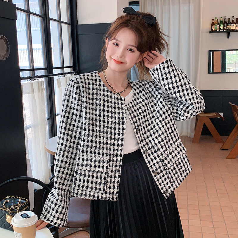 春季新款大货已出小香风605-P130-258,女装短外套,2D084