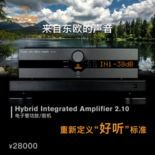 CANOR 欧洲原装 2.10 发烧HIFI前胆后石合并纯功放立体声 卡诺