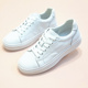 单鞋 头层牛皮小白鞋 女 百搭厚底运动休闲鞋 系带平底板鞋 女秋季 新款