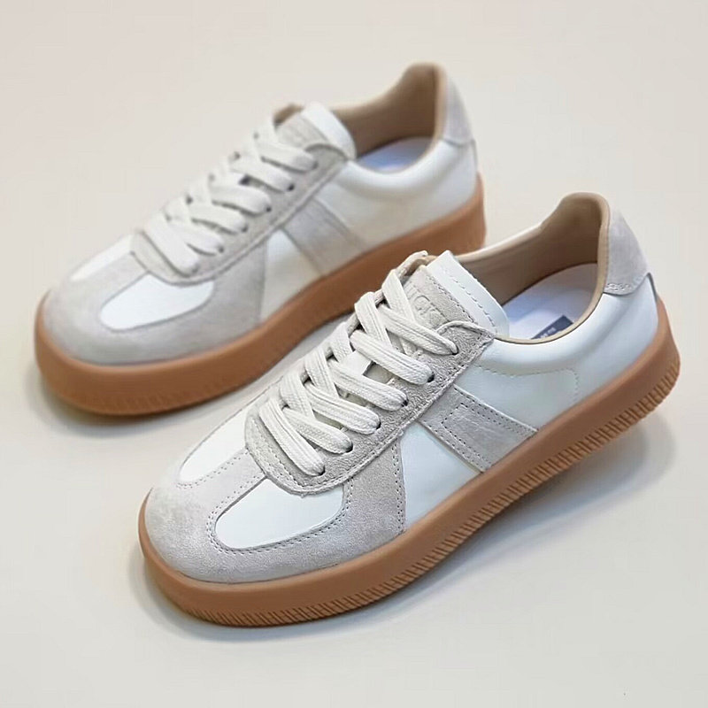 复古真皮德训鞋女春夏新款薄款透气阿甘鞋软底百搭休闲板鞋小白鞋,女鞋,德训鞋,淘宝优惠券,粉丝福利购,淘宝优惠卷