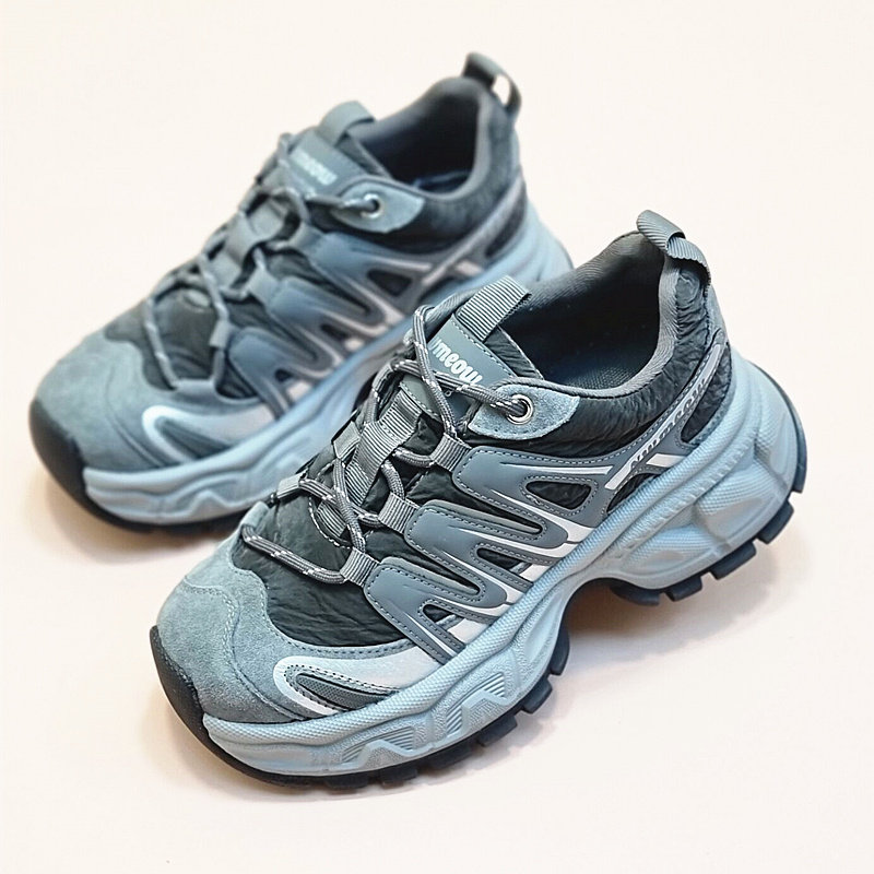 春季新款老爹鞋女真皮百搭运动休闲鞋小个子厚底松糕鞋平底单鞋女,女鞋,老爹鞋,淘宝优惠券,粉丝福利购,淘宝优惠卷