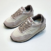 女春秋新款 百搭休闲运动鞋 系带平底板鞋 真皮德训鞋 复古舒适阿甘鞋