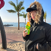 GENTNOBKIN座山雕加绒加厚外套珠帆布重磅冬季 保暖可拆卸帽子棉服