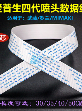 武藤MIMAKI 罗兰FJ540/740/RS640写真机四代喷头数据线21芯数据线
