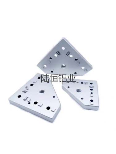 2020/3030/4040福马轮万向脚轮地脚杯连接板 铝型材通用端面连接