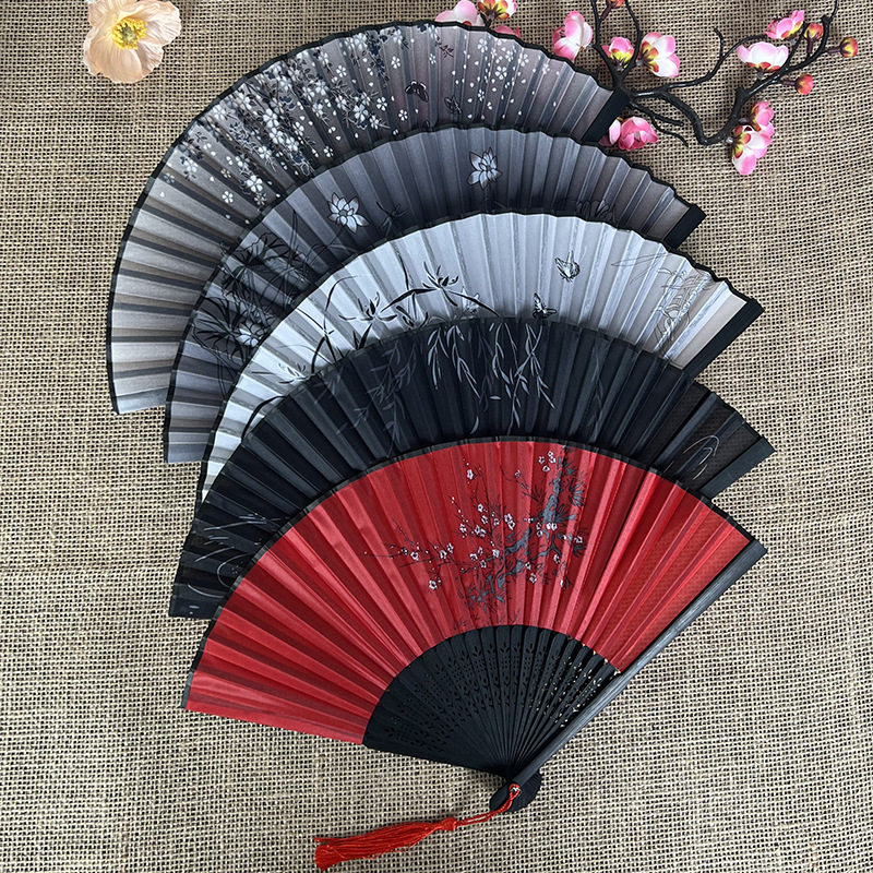 新款古风扇子折扇中国风古典折扇日式小扇子男女式儿童舞蹈扇