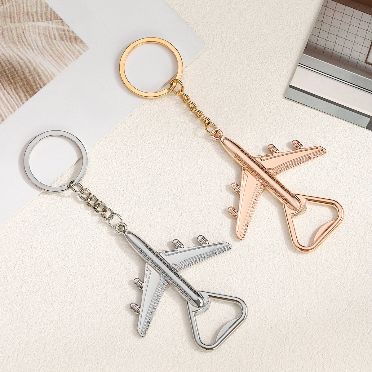 创意小礼品合金飞机啤酒开瓶器居家日用品欧式婚礼结婚回礼小礼物