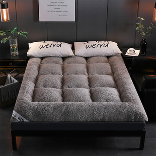 酒店宾馆床垫加厚羊羔绒床垫榻榻米单人双人学生宿舍直供