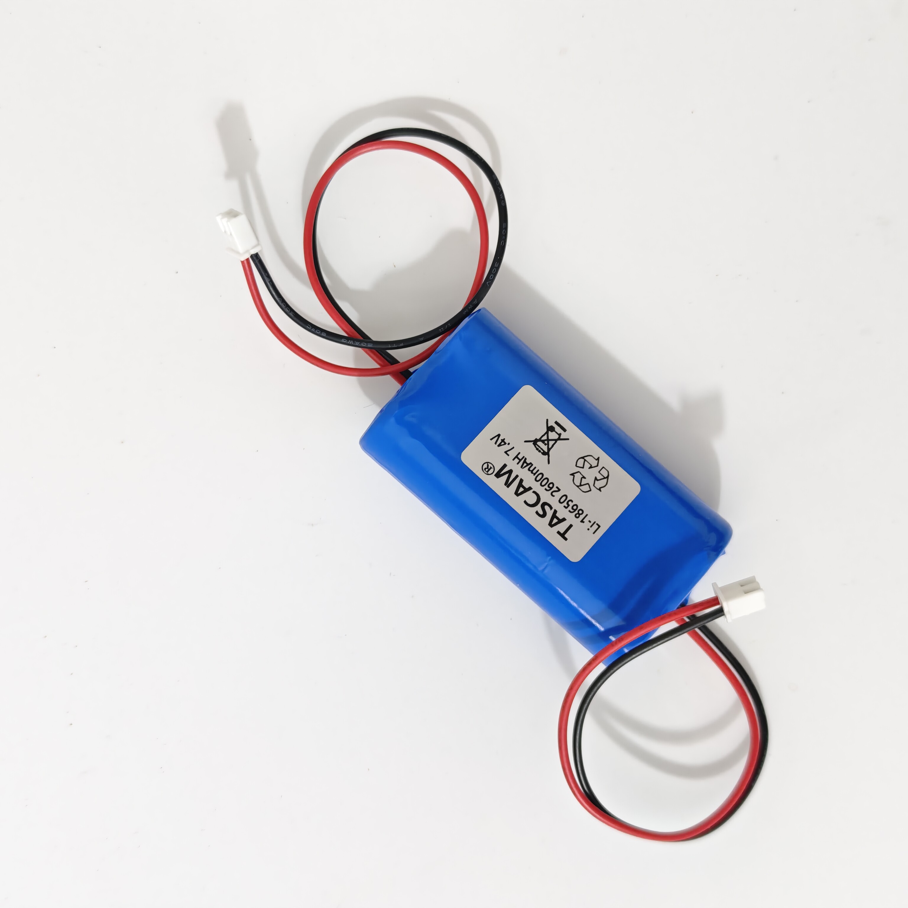 TASCAM18650锂电池7.4V2200MAH四线吸尘器打气泵电机马达充电电池