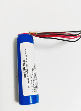 适用于小度电池3.7v18650锂电池5线3000mah扩音器智能语音响收音