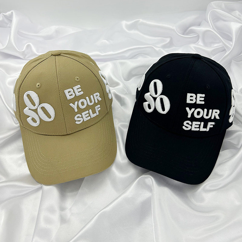 美式立体刺绣情侣棒球帽