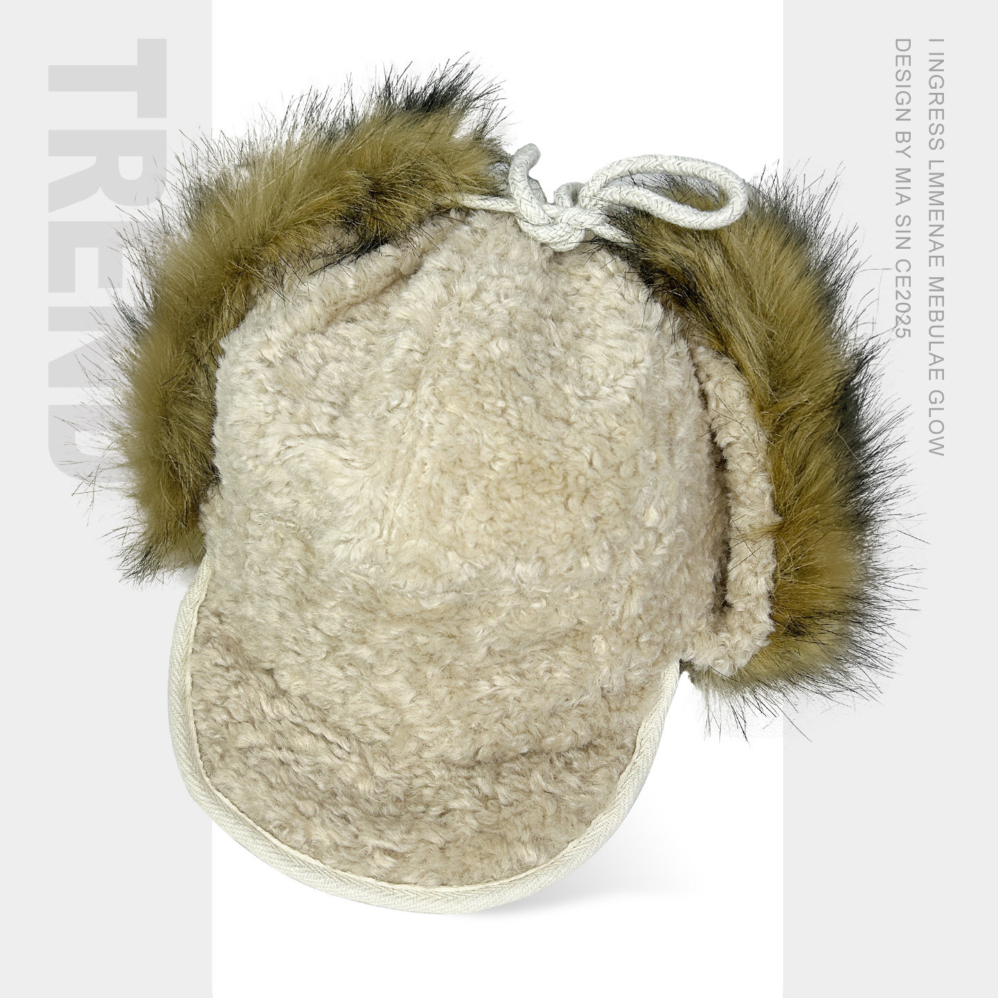 韩版冬天加厚羊羔绒保暖雷锋帽女