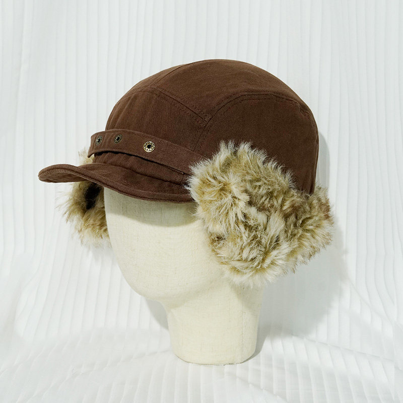 日系复古情侣户外秋冬保暖雷锋帽