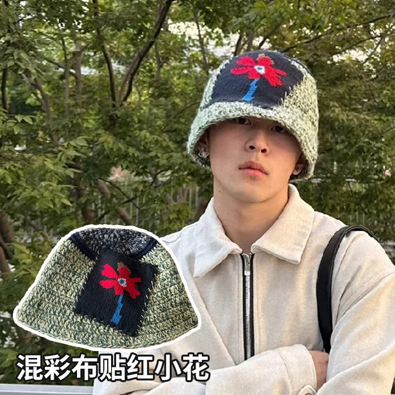 韩国小众设计师款冬季情侣渔夫帽