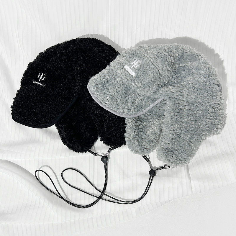 韩版冬季羊羔绒加厚防寒雷锋帽