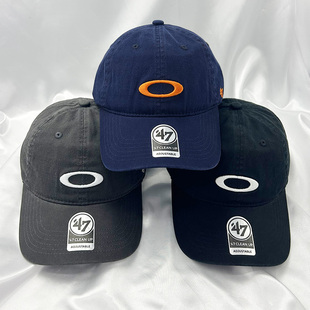 美式重工刺绣复古鸭舌帽女春秋纯棉平檐五片帽街头嘻哈棒球帽男潮