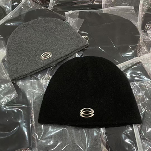 美式嘻哈潮牌毛线帽女保暖护耳针织帽显脸小防寒冷帽街头包头帽男