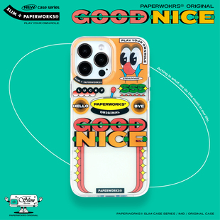【清仓优惠】PAPERWORKS GOODNICE见面好适用苹果iPhone13Pro透明手机壳