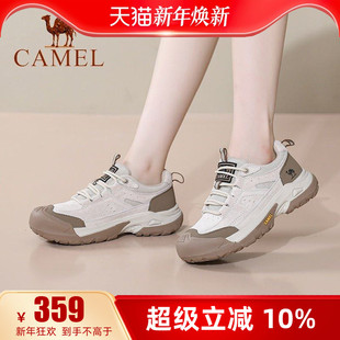 运动休闲鞋 厚底增高户外工装 鞋 骆驼女鞋 登山鞋 新款 徒步鞋 25秋季