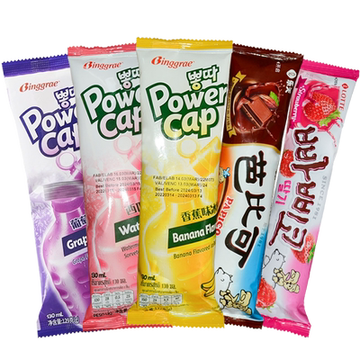 韩国宾格瑞香蕉味冰淇淋冷饮