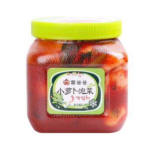富爸爸小白萝卜泡菜750g*2瓶 酸爽萝卜条萝卜块 酱腌菜