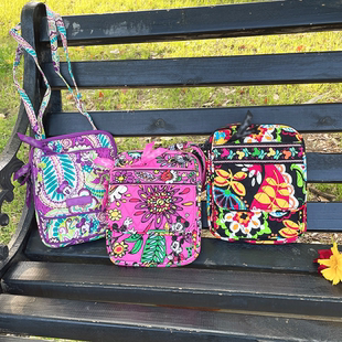 Vera Bradley 新品限量斜跨小号手机包遛弯包斜跨包